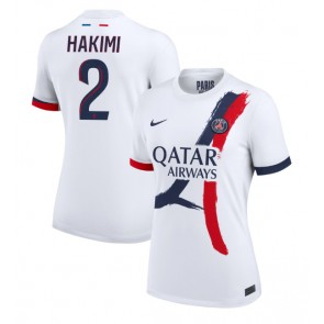 Billiga Paris Saint-Germain Achraf Hakimi #2 Bortatröja Dam 2024-25 Kortärmad